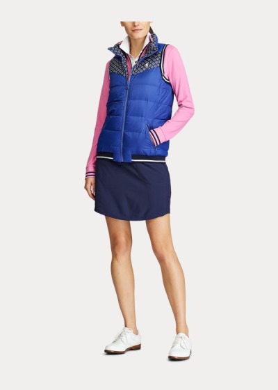 Chaleco Ralph Lauren Mujer Azul Rey Azul Marino - Reversible Down Golf - FKDBC3498